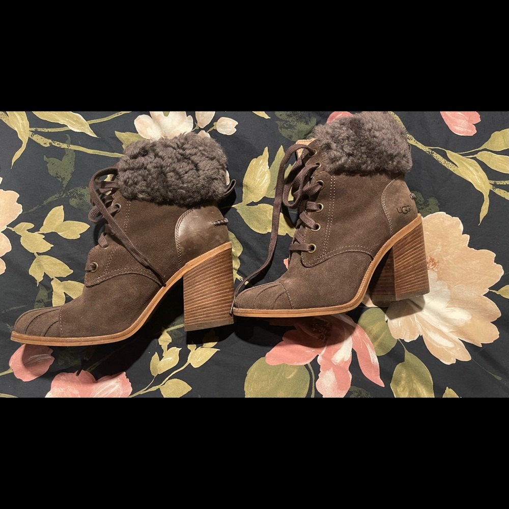 Ugg Heeled Boot - image 1